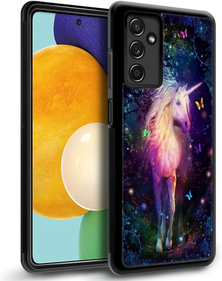 DJSOK Funda compatible con Samsung Galaxy A14 5G, hermoso caballo para niñas y niños, diseño exquisito, a prueba de golpes, antideslizante,