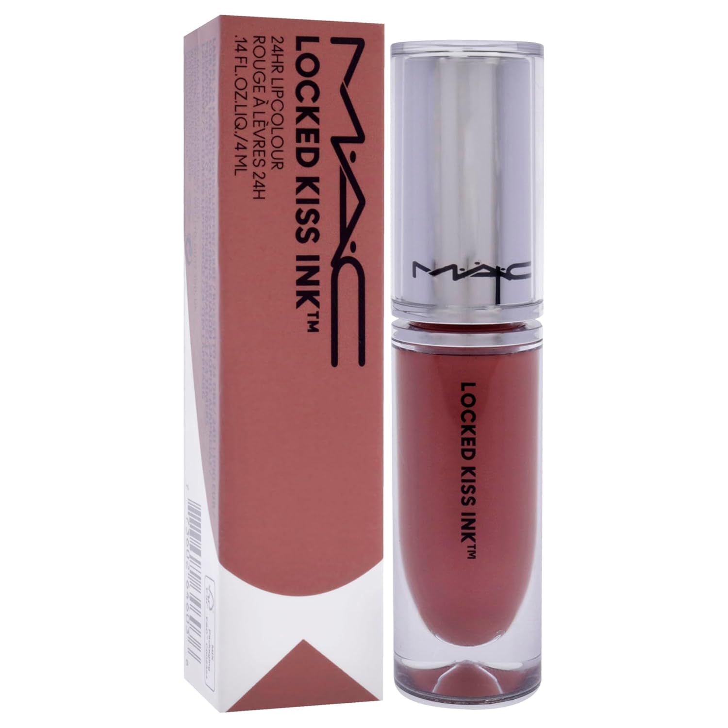 MAC Locked Kiss Ink Lipcolor – Bodacious para mujer – Lápiz labial de 0.14 oz