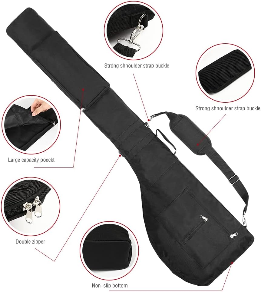 Number-one Bolsa de golf para palos de golf, portátil, plegable, bolsa de viaje para 8-10 palos de golf, mini bolsas de golf impermeables para