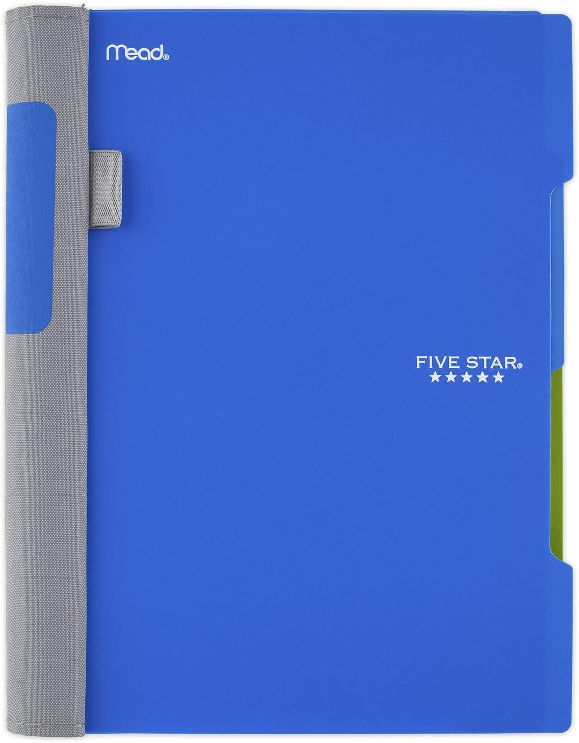 Five Star Advance – Cuaderno de espiral, 2 materias, papel rayado universitario, 100 hojas, 9-12 x 6 pulgadas, azul (73162)