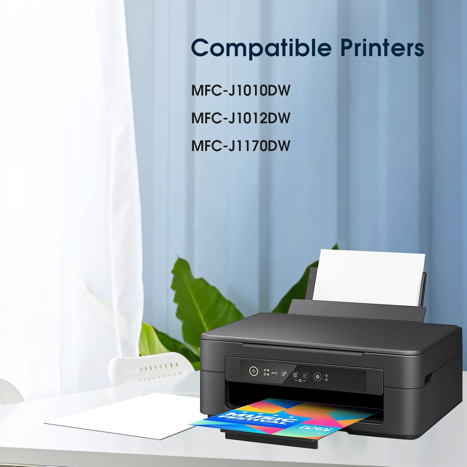 LC401XL – Cartuchos de tinta para impresora Brother LC401 LC401XL, funcionan con cartuchos de tinta Brother MFCJ1010DW MFC-J1010DW MFC-J1170DW