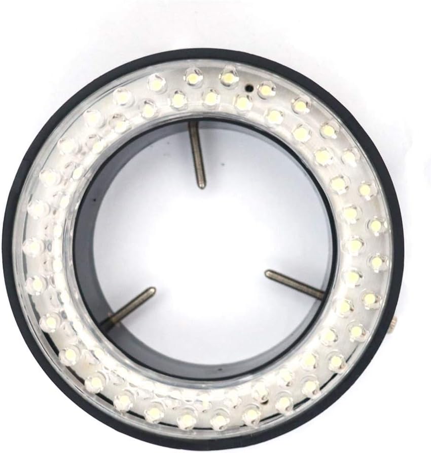 Accesorios de microscopio digital 60 LED Anillo ajustable Luz Iluminador Lámpara para Microscopio de Zoom Estéreo Microscopio Accesorios