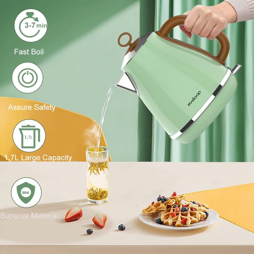 Rapid Egg Cooker eléctrico 6 huevos con hervidores eléctricos Evoloop 1.7L