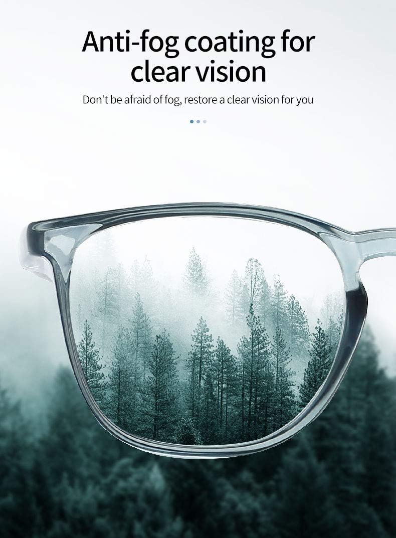 Gafas de seguridad Alsenor anti niebla, gafas protectoras contra luz azul, anti-polvo,protección UV, armazón para hombres y mujeres
