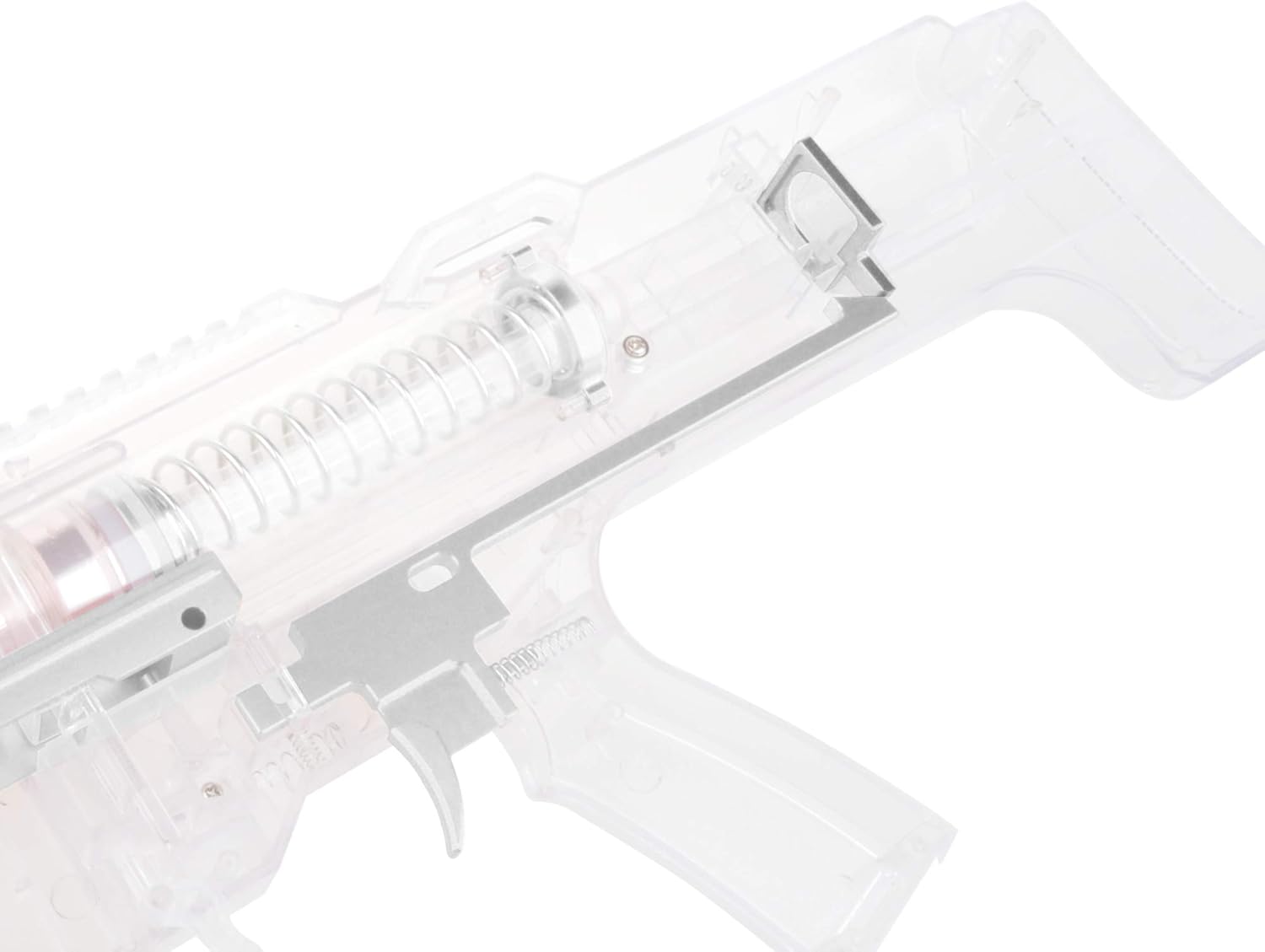WORKER Moldeo por inyección de repuesto para Nerf Longshot CS-12, Nerf N-Strike Longshot CS-6 Modificar Toy Terminator Color Plata