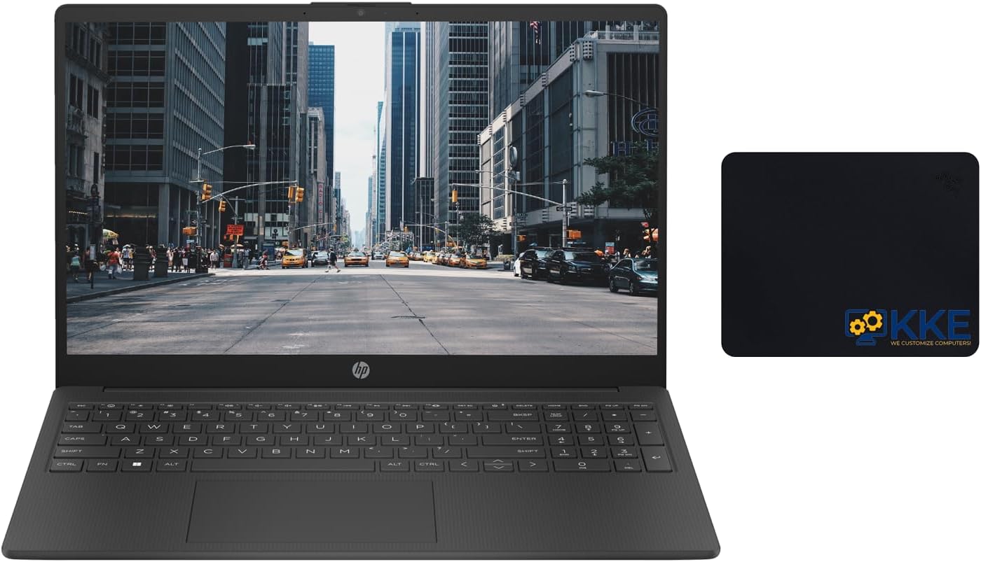 HP Laptop 2023, pantalla FHD de 15.6 pulgadas, procesador AMD Ryzen 5 7530U (Beats i7-1165G7), 16 GB de RAM, SSD de 1 TB, cámara web, HDMI, Wi-Fi 6,
