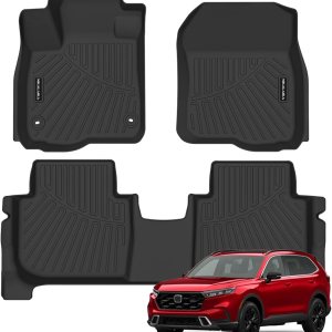 NIKALAIKA Alfombrillas para Honda CR-V CRV 2023-2024 (incluye híbrido), protección para todo tipo de clima, forros de goma TPE para Honda CRV 2023 NIKALAIKA Alfombrillas para Honda CR-V CRV 2023-2024 (incluye híbrido), protección para todo tipo de clima, forros de goma TPE para Honda CRV 2023