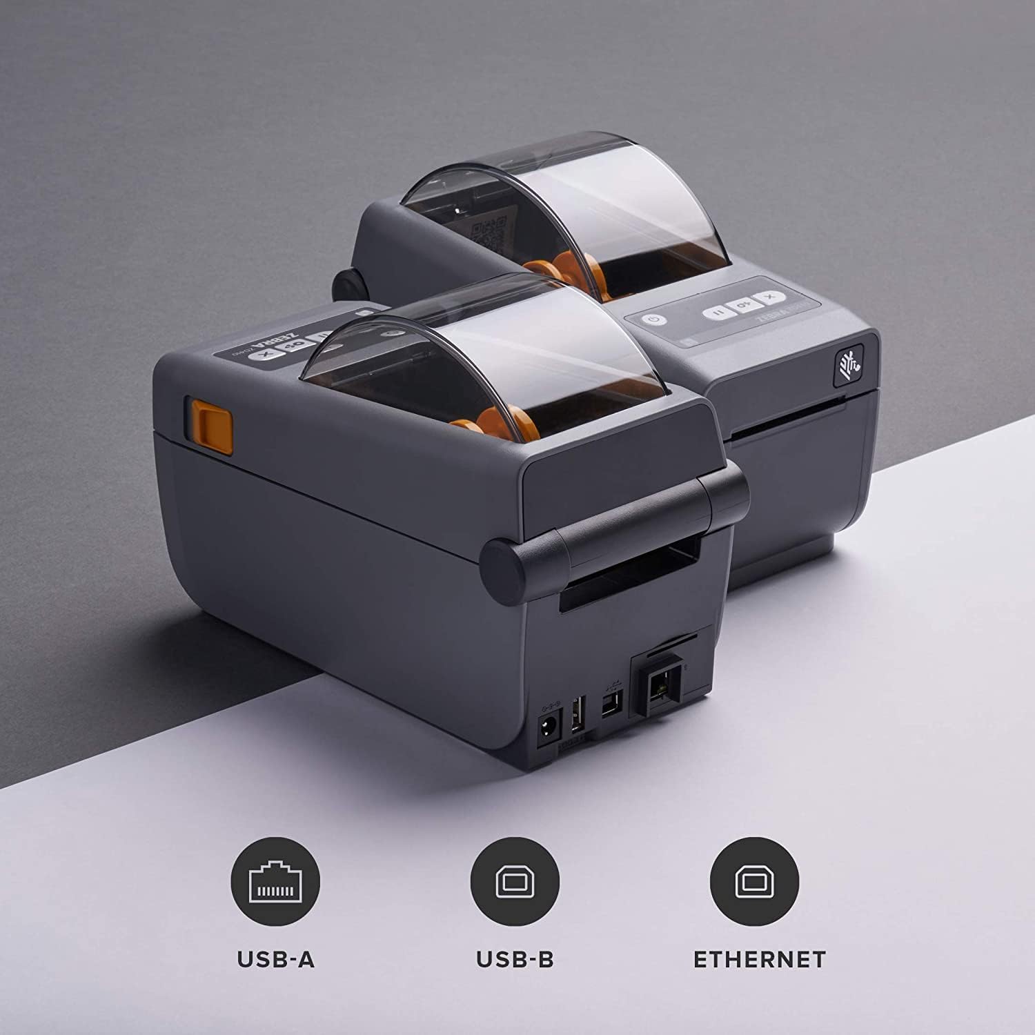 ZEBRA ZD410 – Impresora térmica directa de sobremesa, Ethernet, Bluetooth, conectividad de host USB y USB, ancho de impresión de 2 pulgadas, 203