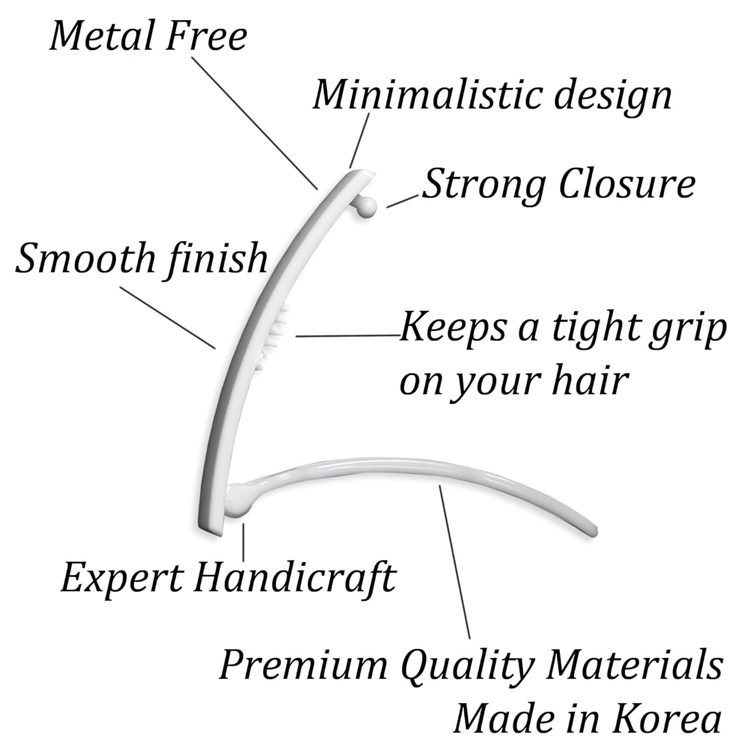 AURORA PIN Juego de 12 pasadores de pelo para mujeres y niñas, pinzas para cabello grueso y fino, accesorios para el cabello no metálicos, agarre