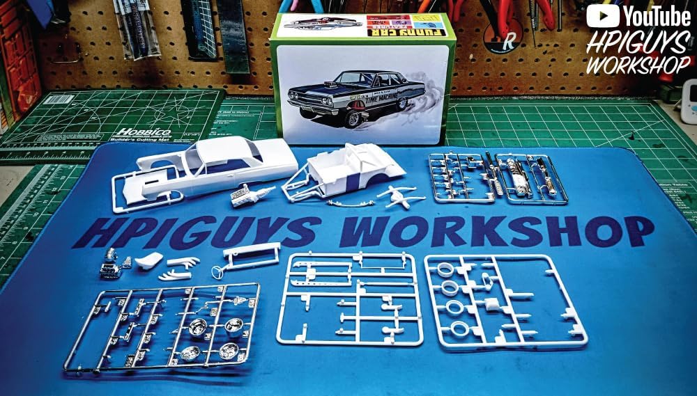 AMT 1965 Chevy Chevelle AWB Time Machine 125 Kit de modelo a escala