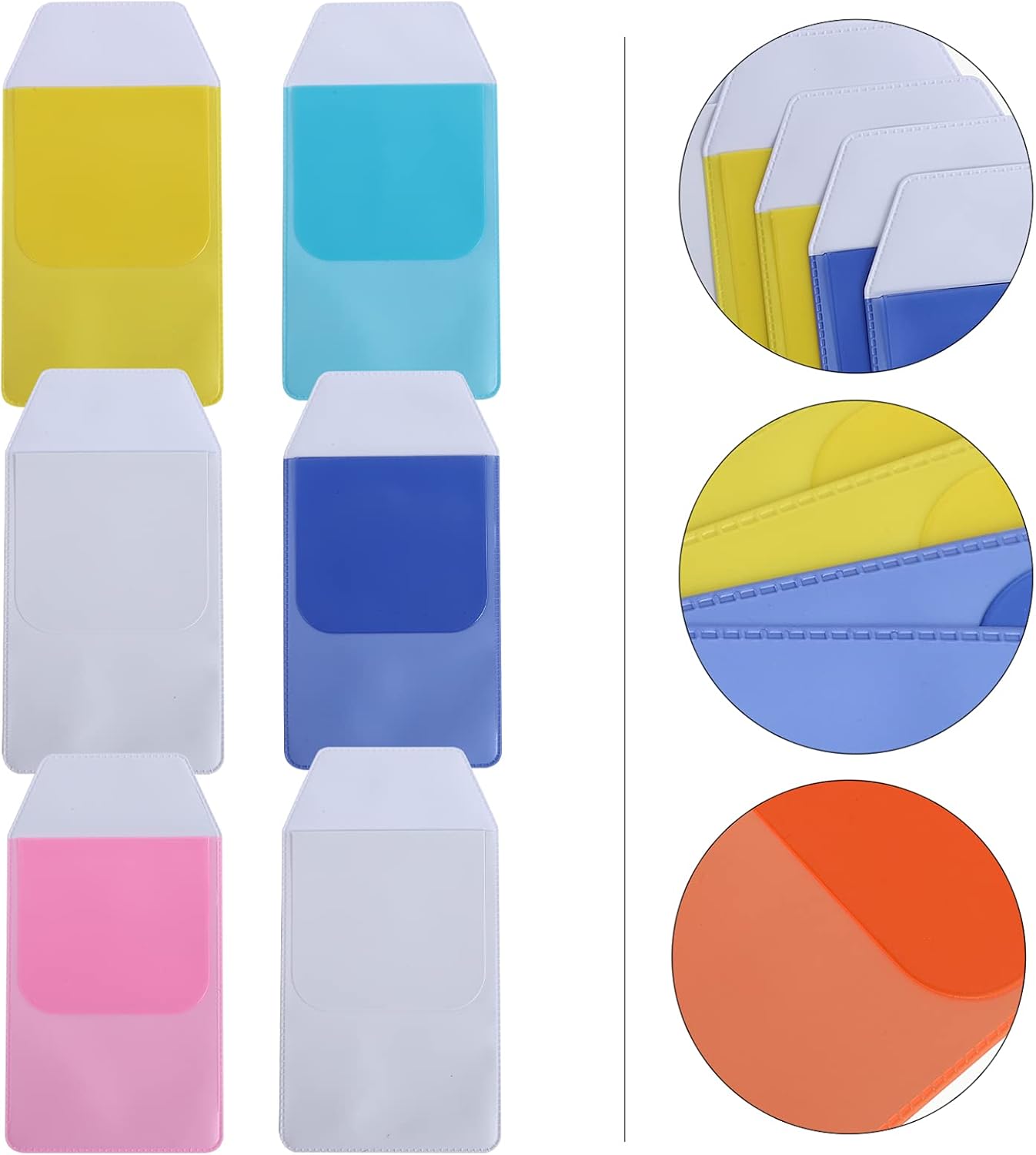 NUOBESTY Estuche para bolígrafos, 24 paquetes de protector de bolsillo pesado para camisa, protector de bolsillo para bolígrafos, abrigo de