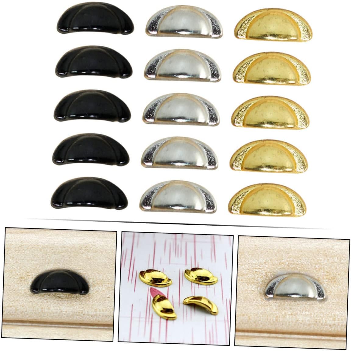 BESPORTBLE 45 piezas de muebles para casa de muñecas, para casa de muñecas, 1 12 miniaturas, para muebles, cubeta de vasos, gabinete de medicina,