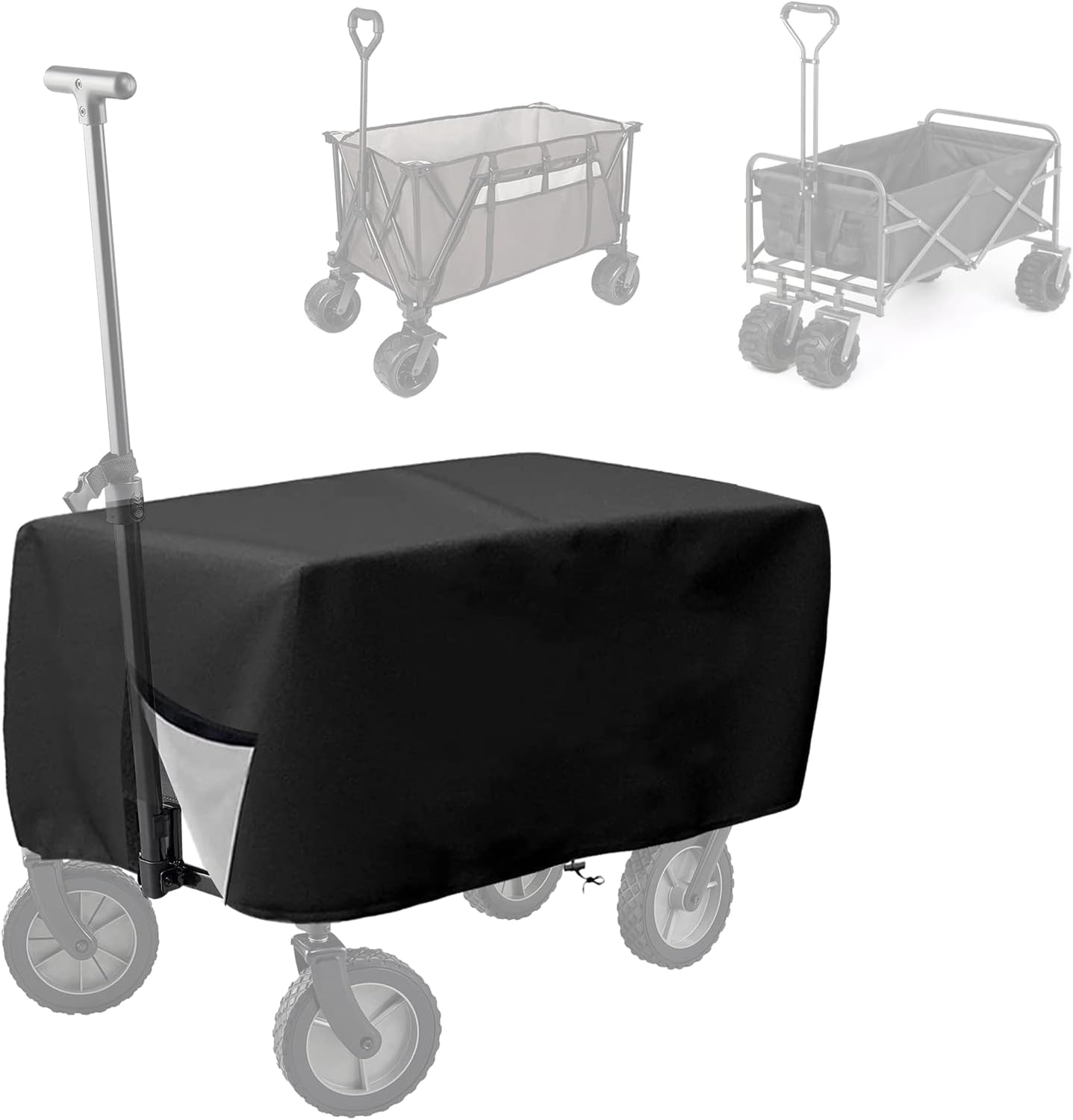 Funda plegable para carro de jardín 600D, cubierta protectora de tela Oxford 600D, impermeable, cubierta resistente al polvo para carros plegables