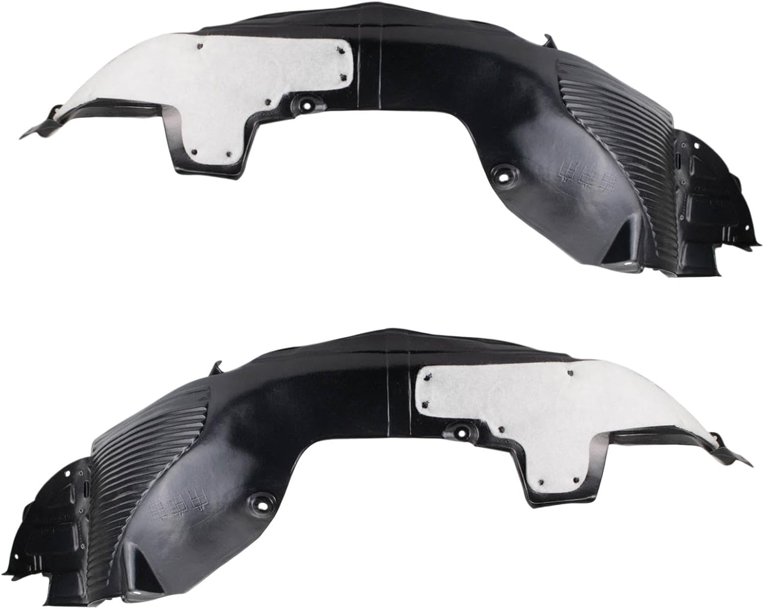 TRQ Juego de guardabarros interior delantero compatible con Kia Forte Koup Forte5 2014-2016
