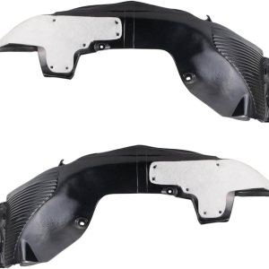 TRQ Juego de guardabarros interior delantero compatible con Kia Forte Koup Forte5 2014-2016 TRQ Juego de guardabarros interior delantero compatible con Kia Forte Koup Forte5 2014-2016