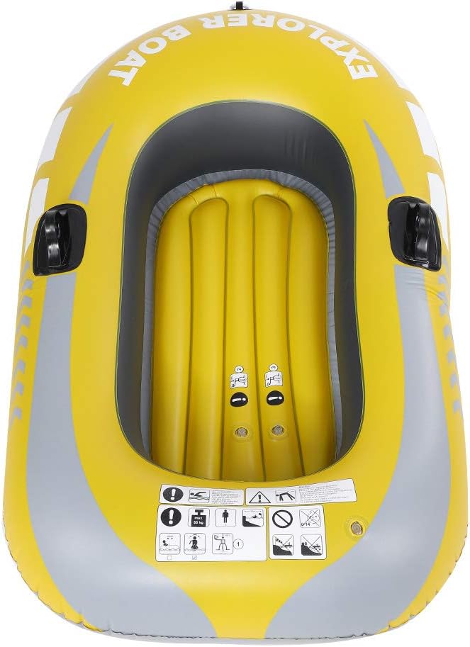 Barco de deriva, PVC 1 persona de aire inflable Kayak para deportes acuáticos de pesca a la deriva al aire libre
