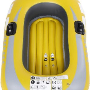 Barco de deriva, PVC 1 persona de aire inflable Kayak para deportes acuáticos de pesca a la deriva al aire libre Barco de deriva, PVC 1 persona de aire inflable Kayak para deportes acuáticos de pesca a la deriva al aire libre