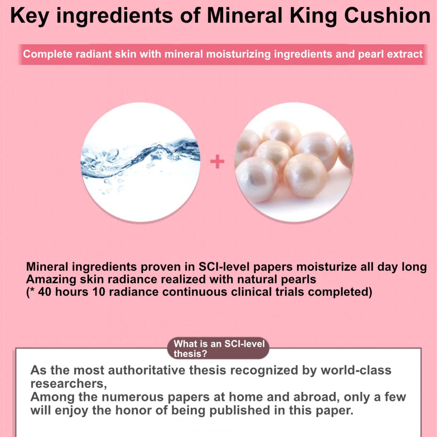 MIBA Cojín doble de base de calcio ion. Aplica mineral. Mantiene el maquillaje limpio incluso después de varias capas. Incluye 2 bocanadas de gran