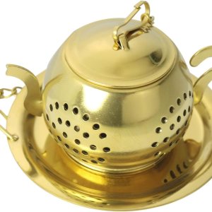 Infusor de té de acero inoxidable, filtro de té dorado para coladores de té sueltos, bola de té, bolsa de té reutilizable más empinada, bonita tetera Infusor de té de acero inoxidable, filtro de té dorado para coladores de té sueltos, bola de té, bolsa de té reutilizable más empinada, bonita tetera