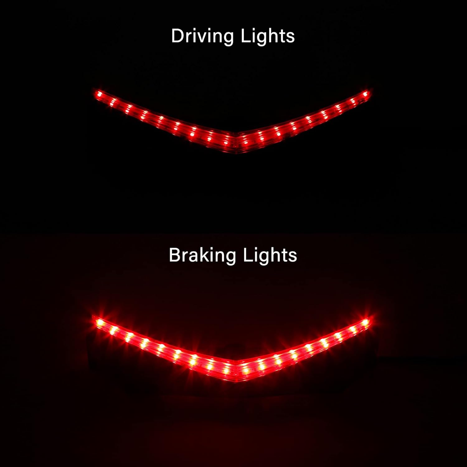 TCT-MOTORPARTS Para Honda Goldwing F6B GL1800 13-17 Fender Tip Accent Vertical LED Light Strip