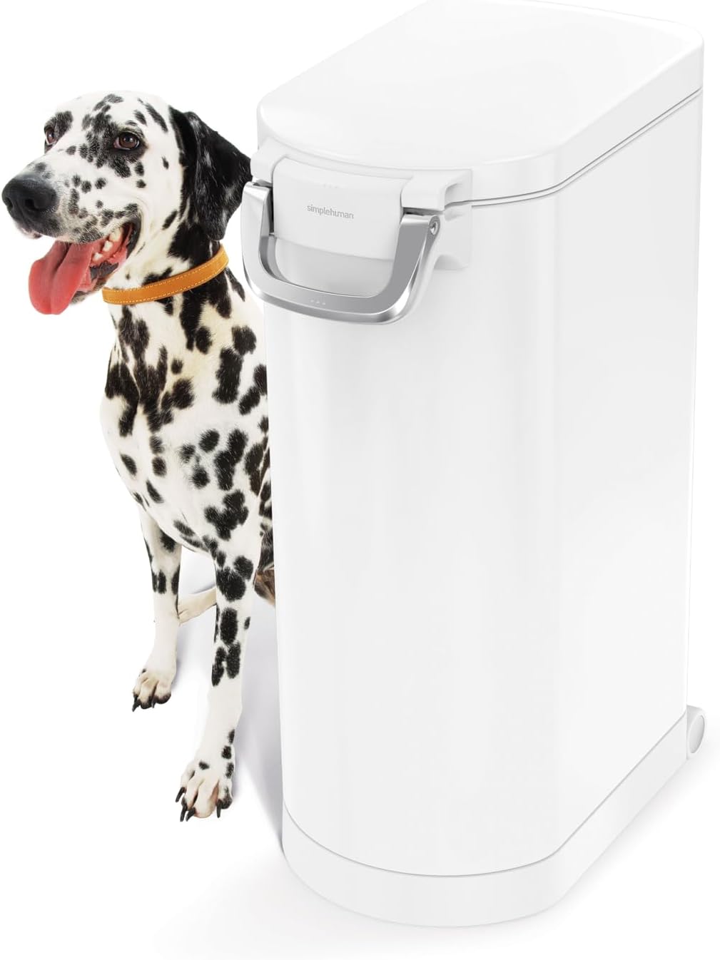 simplehuman Contenedor de almacenamiento de alimentos para mascotas, tamaño XL, de 35 litros, 40 libras  39.9 lbs, para alimentos para perros, gatos