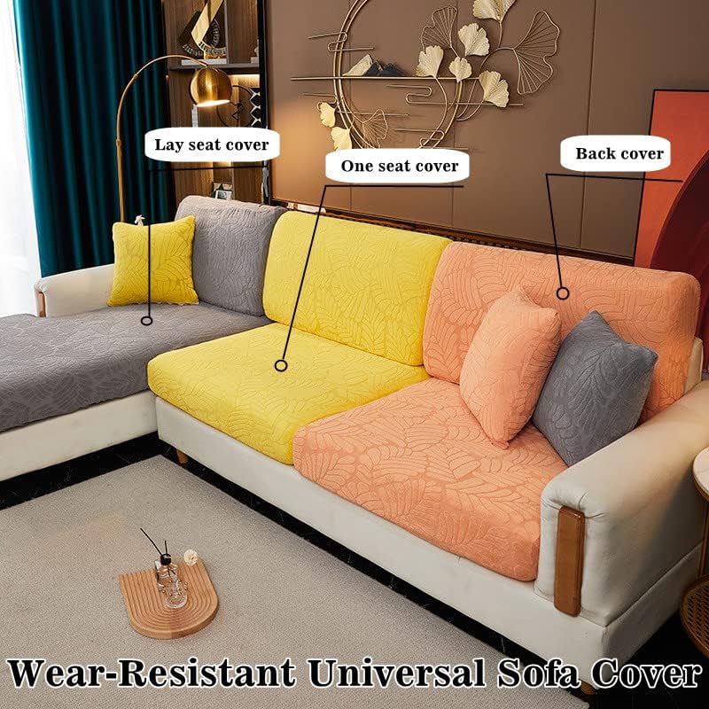 Funda universal resistente al desgaste, funda de cojín de sofá de 360, resistente a las manchas, de alta elasticidad, elástico y antideslizante,