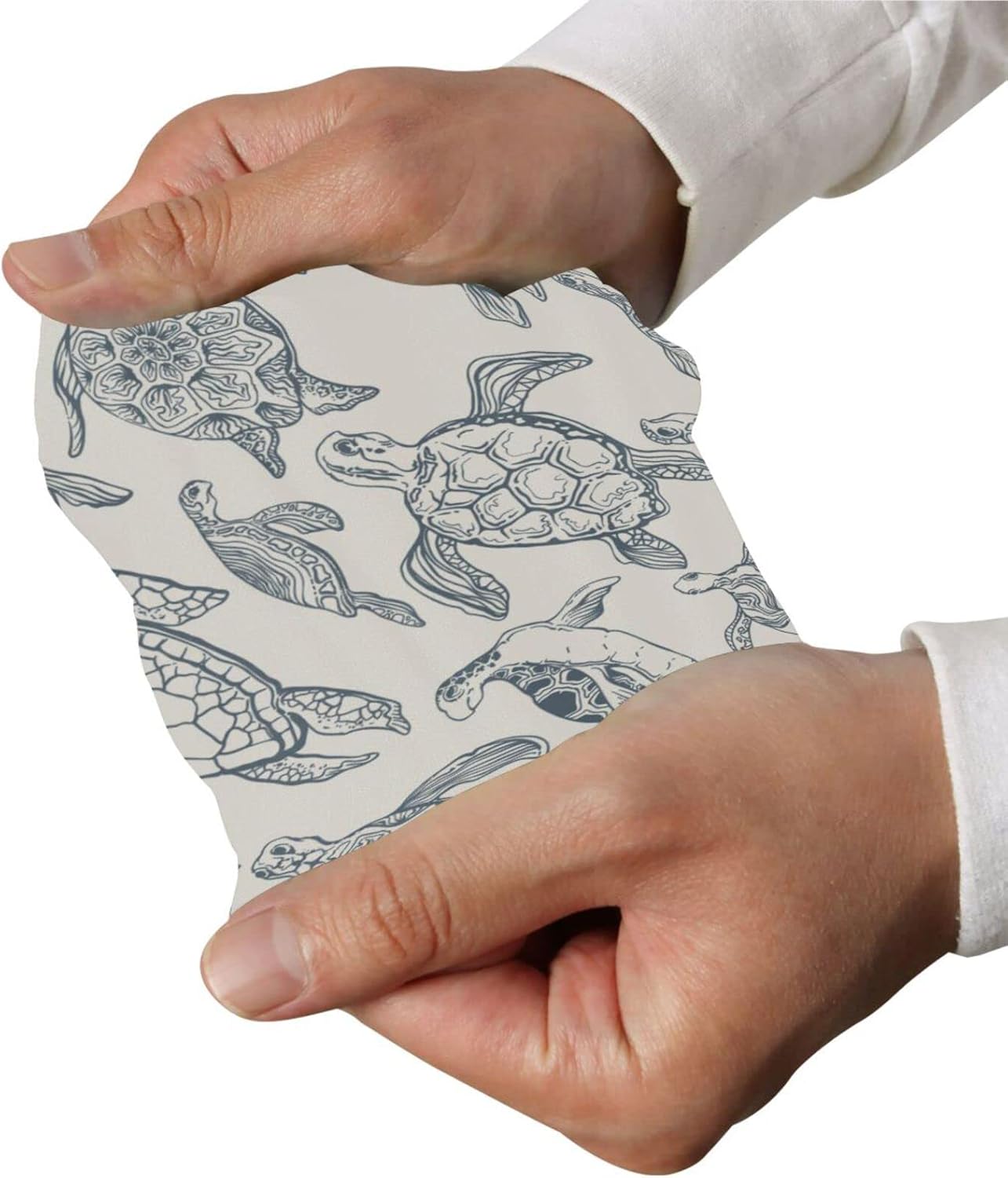 WELLDAY Mangas tribales de tortuga marina para hombres o mujeres, cubierta de tatuaje, protección solar UV, manga de compresión refrescante para