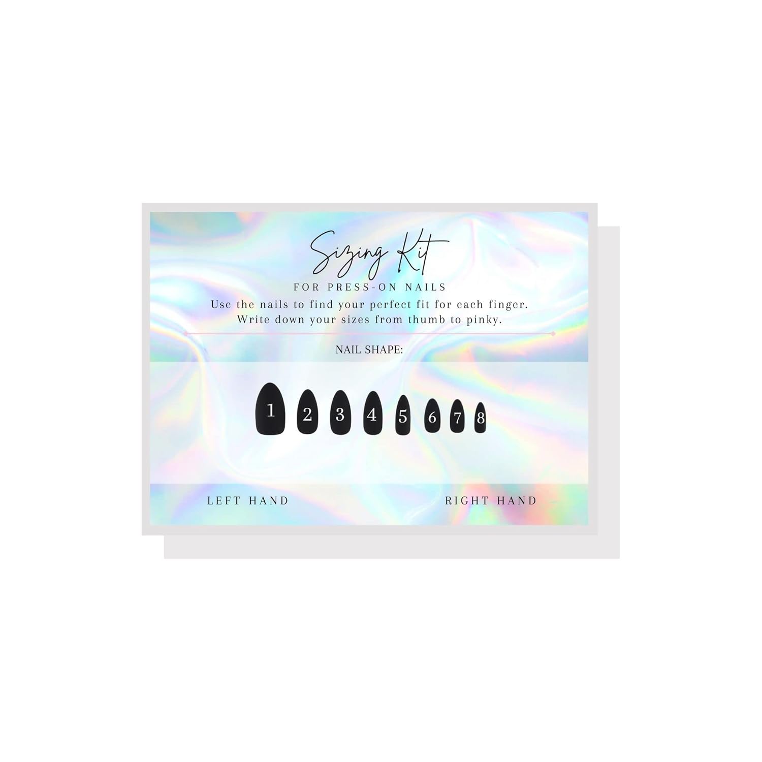 Tarjeta de tamaño de uñas a presión  Paquete de 30  Postal grande de 5 x 7 pulgadas  Suministros de uñas a presión  Para kit de uñas a presión  Guía
