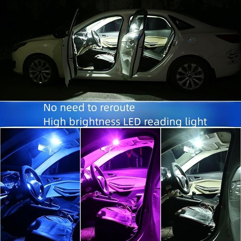 Luces LED interiores de coche, luces LED interiores para automóviles, luces LED para interior de carro, luces de cúpula LED, luz de cúpula, luces