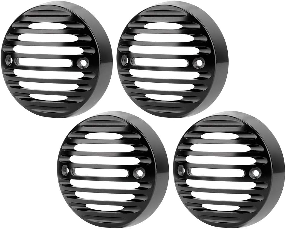 Akozon Cubierta protectora de luz intermitente negra para Royal Enfield Classic 500