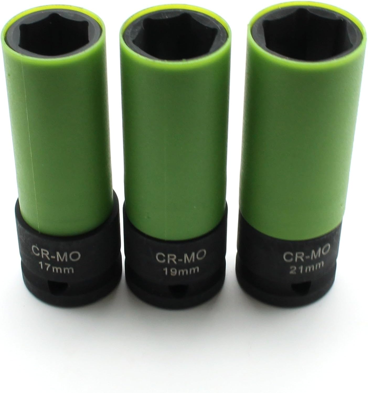 TMAX 3 piezas de enchufe de impacto de rueda de 12 pulgada de accionamiento de 3.35 pulgadas de largo 17-19-21