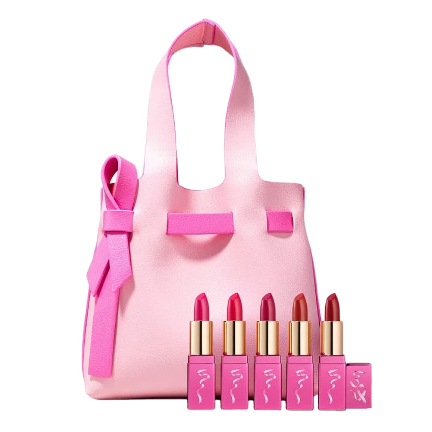 Estee Lauder Edición limitada Best In Pinks Conmemorativo 30 Aniversario Pink Ribbon Mini Colección de Lápiz Labial – 5 Mini Labiales