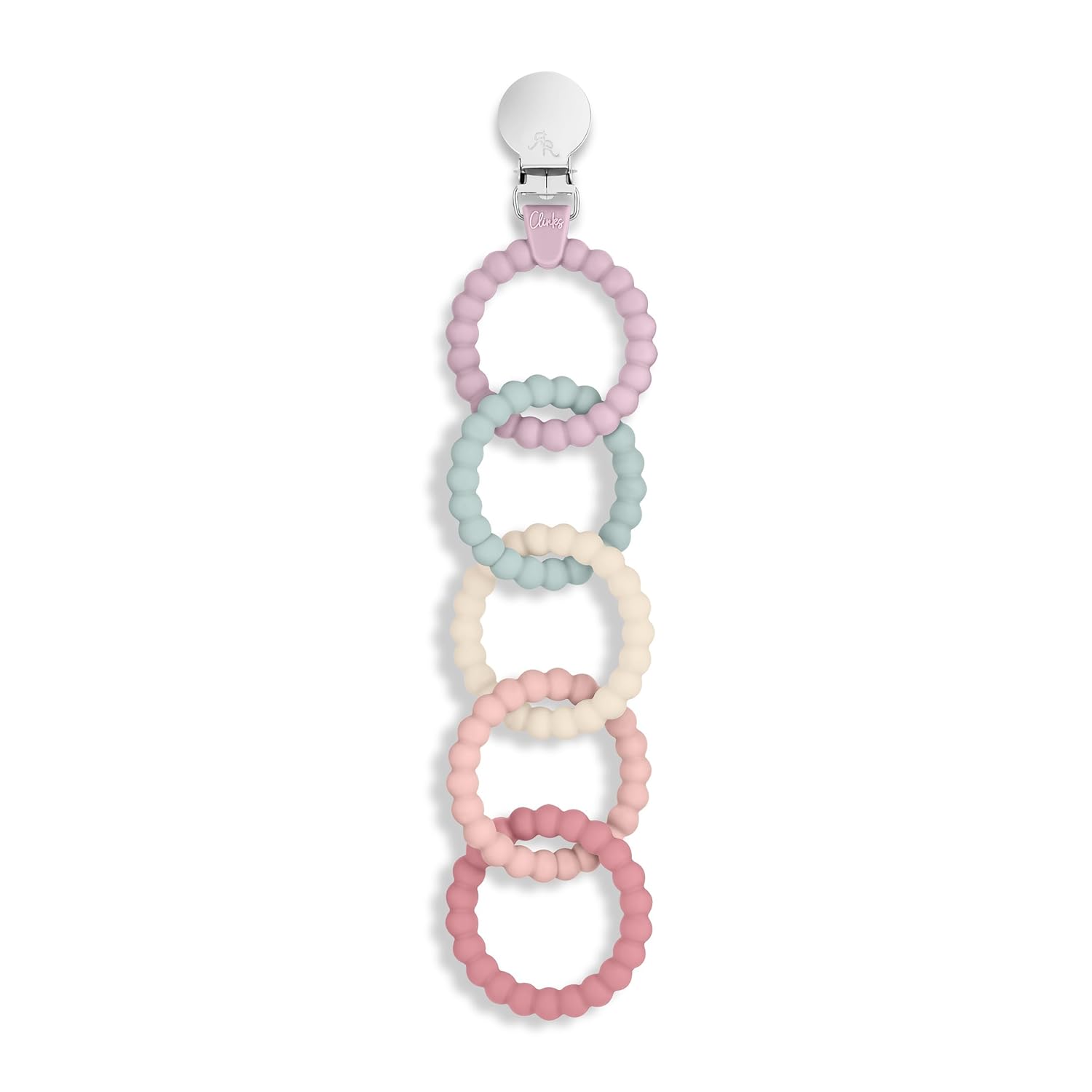 Ryan & Rose Cutie Clinks – Juguete masticable para bebés (flor)