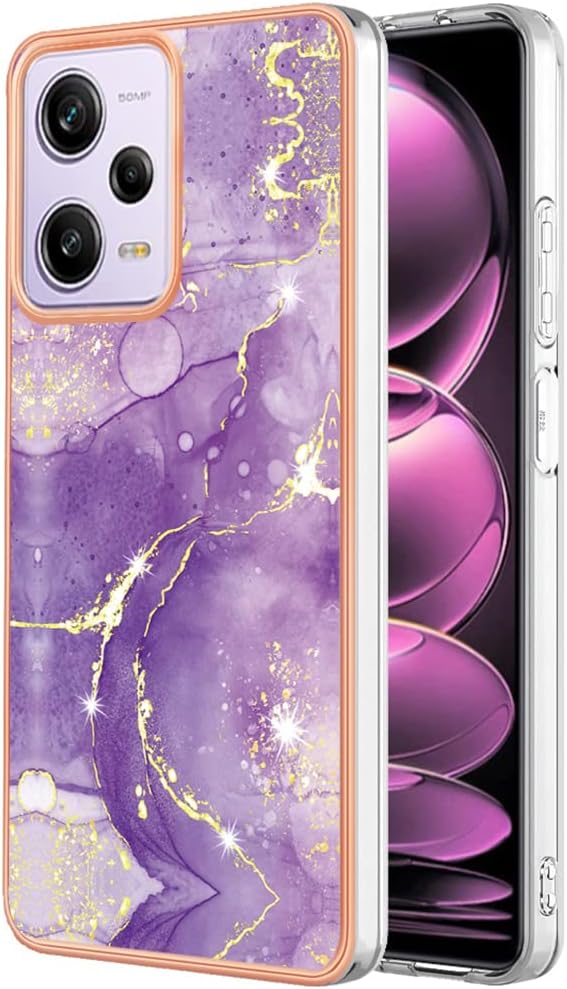 Funda delgada para Xiaomi Poco X5 Pro, funda para Redmi Note 12 Pro 5G, diseño de mármol brillante IMD para niñas, para Xiaomi Poco X5 Pro 5GRedmi