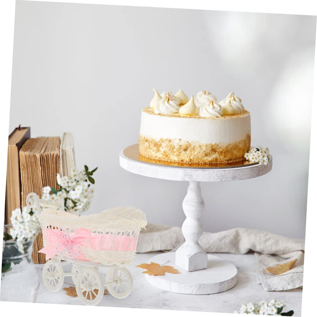 2 cestas tejidas para fiestas, decoraciones de boda para ceremonia, cesta rosa, decoración de ratán, cesta de flores de ducha, caja de dulces de