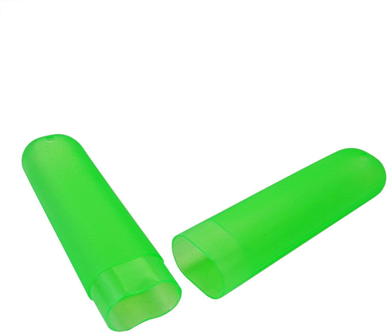 12 fundas de plástico para cepillos de dientes, seis colores, portátil, a prueba de polvo, para cepillos de dientes, para uso diario y de viaje (12)