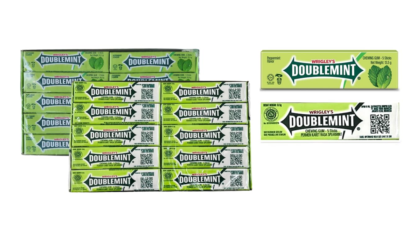 Chicle de menta refrescante y refrescante  Juego exterior de regalo para fiesta, oficina, bienvenida, caramelo masticable, paquete divertido de