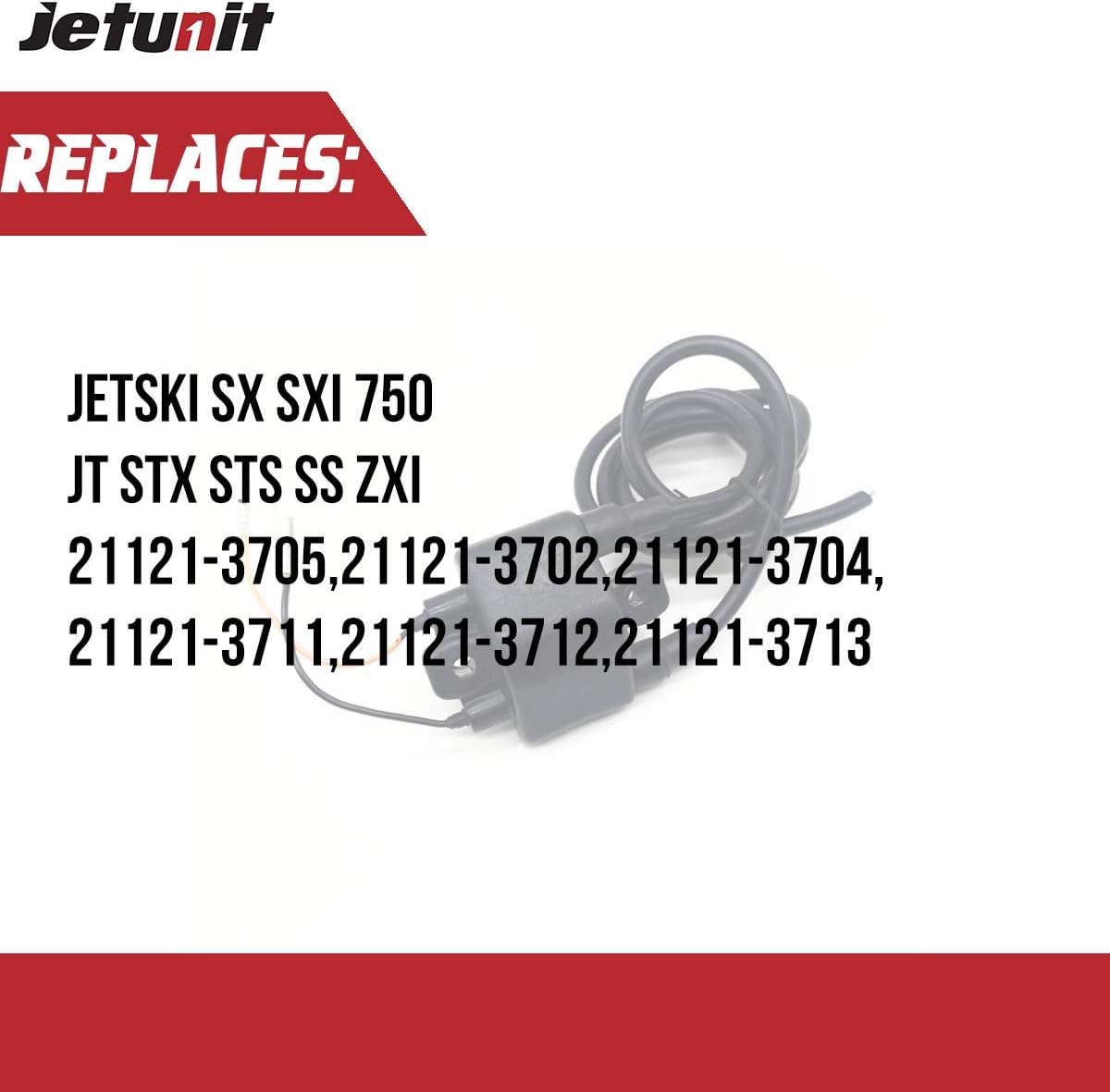jetunit Bobina de encendido para Kawasaki Jet-Ski 800SXR 750SXISSSTXZXI STSTSSuper Sport XISXI PROXi Sport