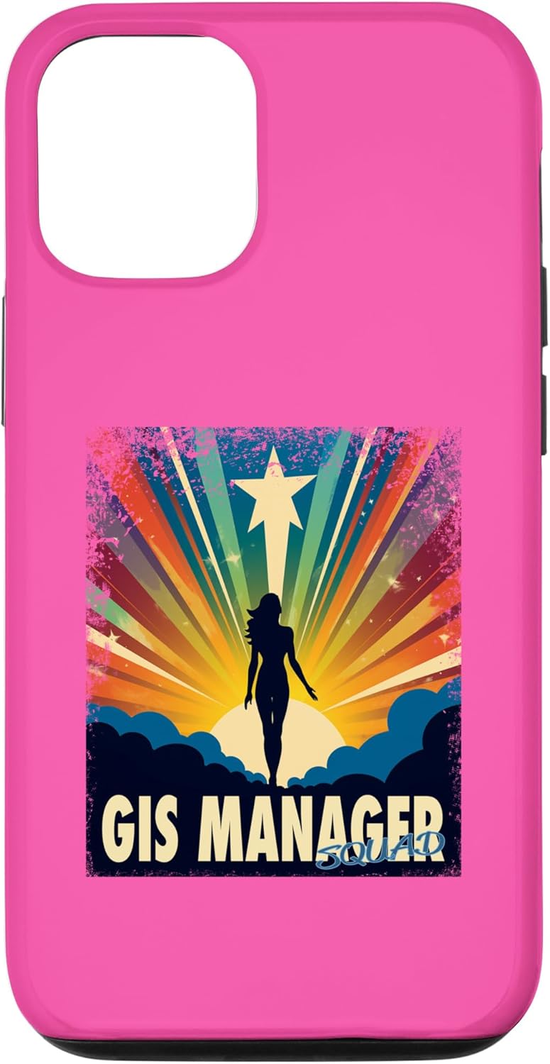iPhone 13 GIS Manager Funny Female Hero Job Women Case