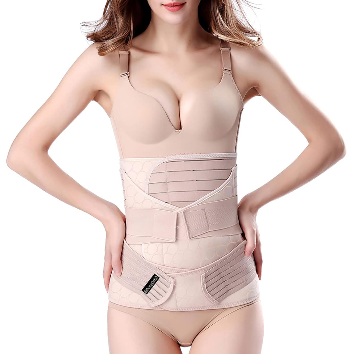 Banda para el vientre posparto 3 en 1, envoltura de recuperación posparto, soporte posparto, faja para después del parto, fajas adelgazantes, faja