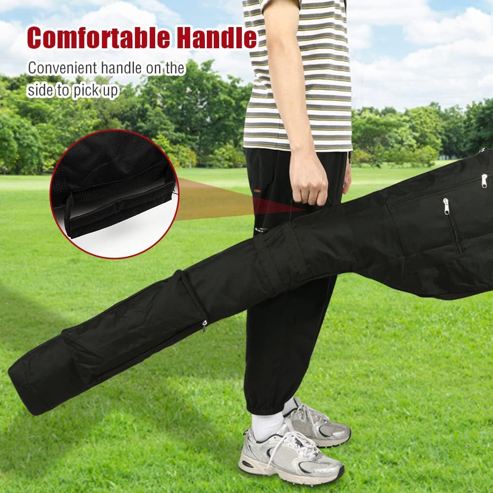 Number-one Bolsa de golf para palos de golf, portátil, plegable, bolsa de viaje para 8-10 palos de golf, mini bolsas de golf impermeables para