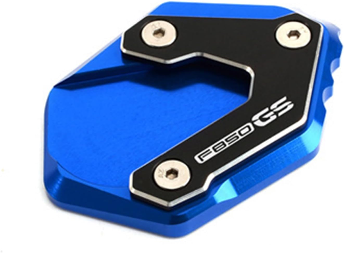 CNC aluminio Kickstand Enlarge Motorcycle Side Stand Extension for BMW F850 GS F 750 850 GSA 2018-2022 (Color  Blue-F850GS)