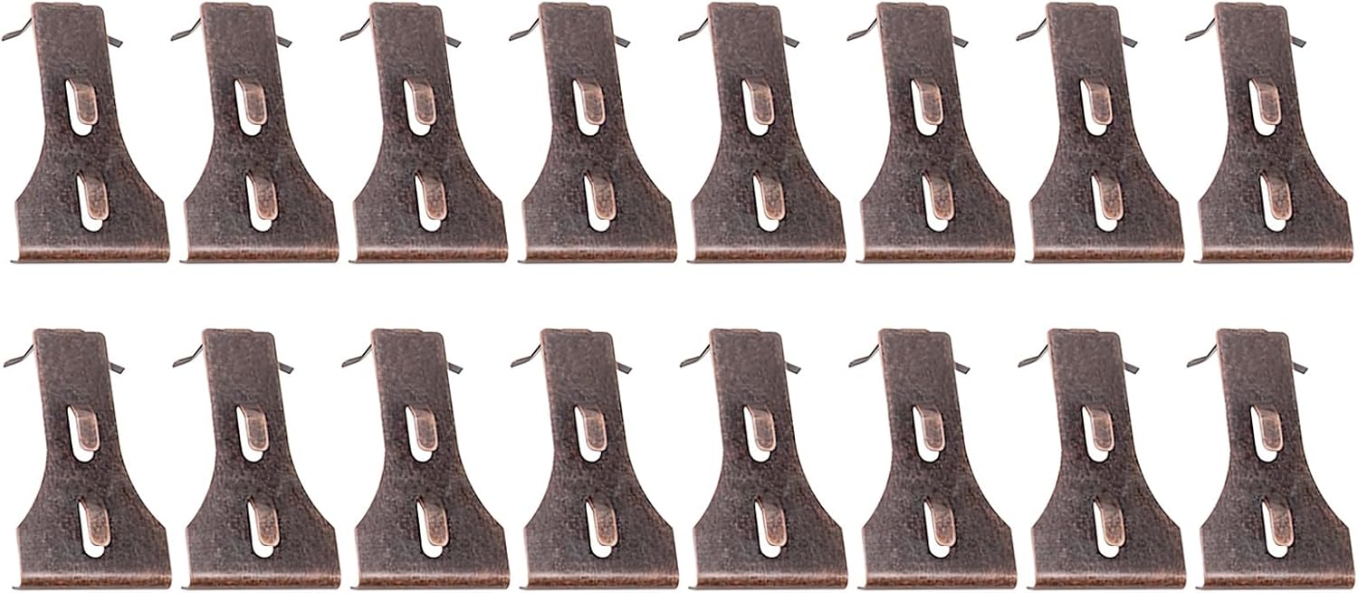 16 clips de gancho de ladrillo de acero para colgar ladrillos de tamaño estándar de 2 14 pulgadas a 2 38 pulgadas de altura, ganchos laterales