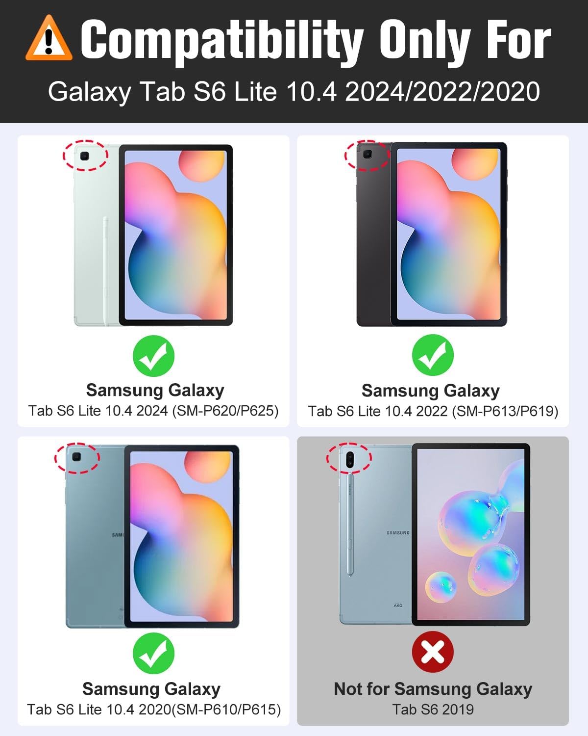MoKo Funda compatible con Galaxy Tab S6 Lite 2020, espuma EVA resistente, funda de oso para niños con agarre de mano, soporte y soporte para