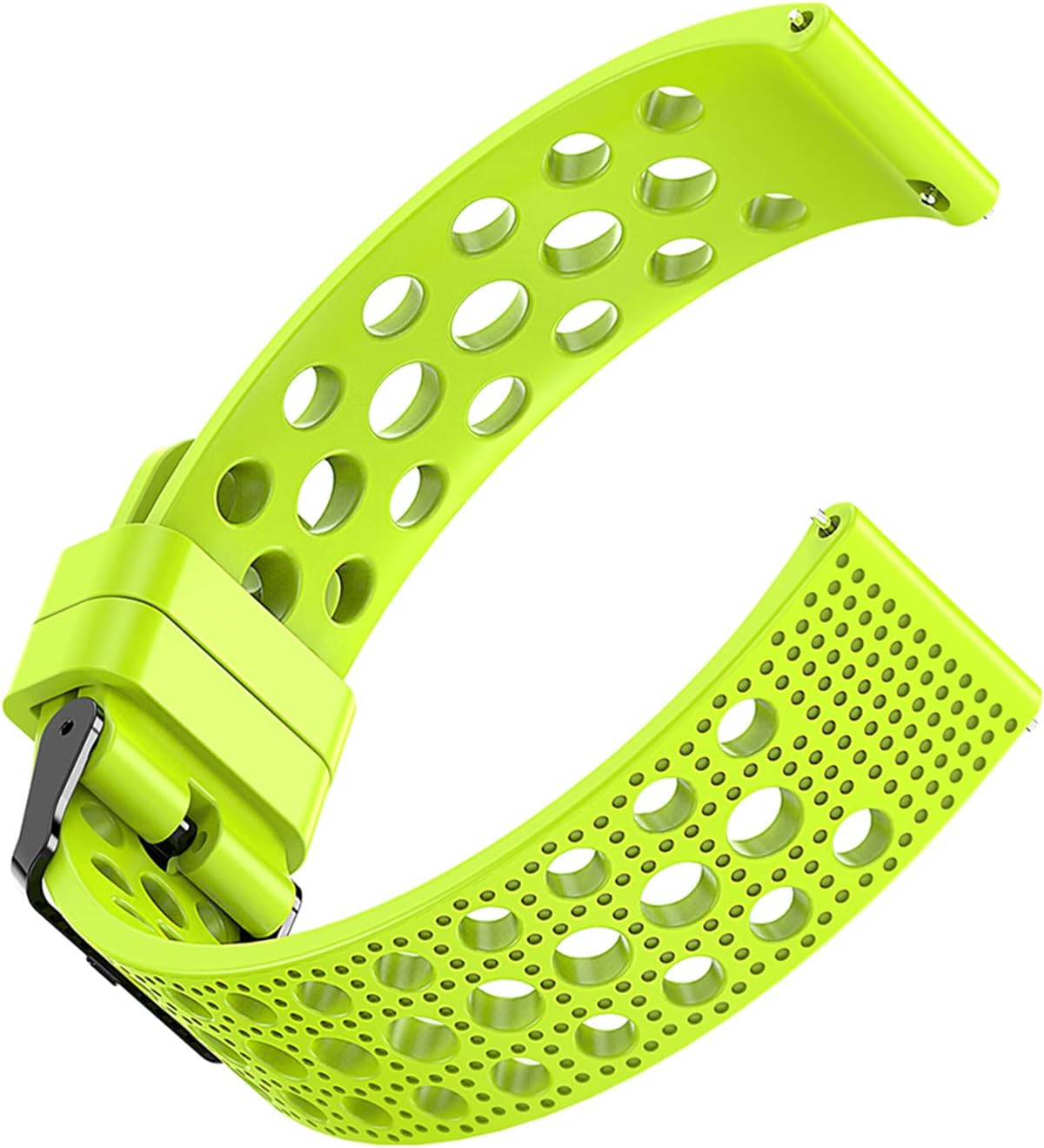 Compatible con Garmin Forerunner 965 Bandas, correa deportiva de repuesto de silicona con hebilla de metal compatible con Garmin Forerunner 965