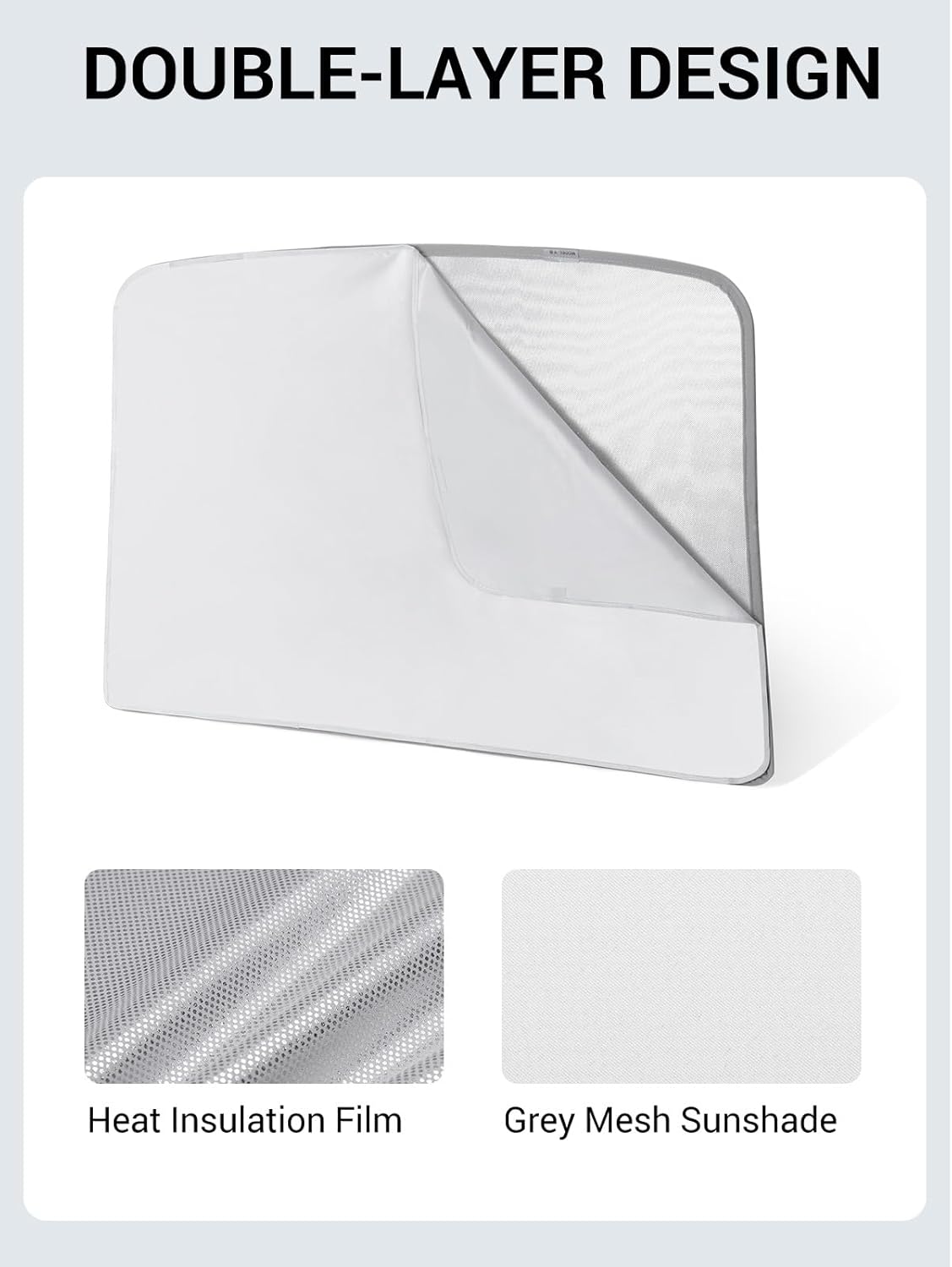 BASENOR Tesla Model Y – Parasol retráctil para techo corredizo para ventana de techo, protección solar, color gris Gen 2