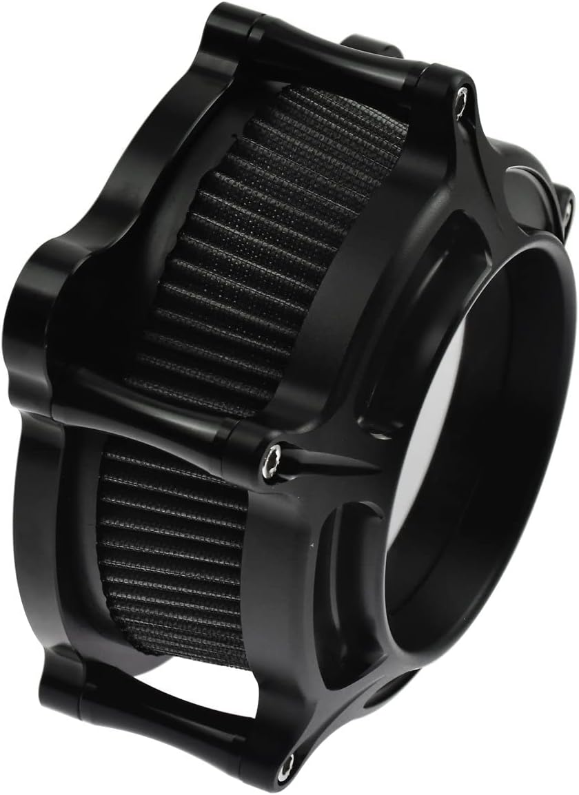 HDBUBALUS Filtro de aire CNC para motocicleta, filtro de aire, sistema de admisión apto para Harley Touring Trike Street Glide Road Glide Softail