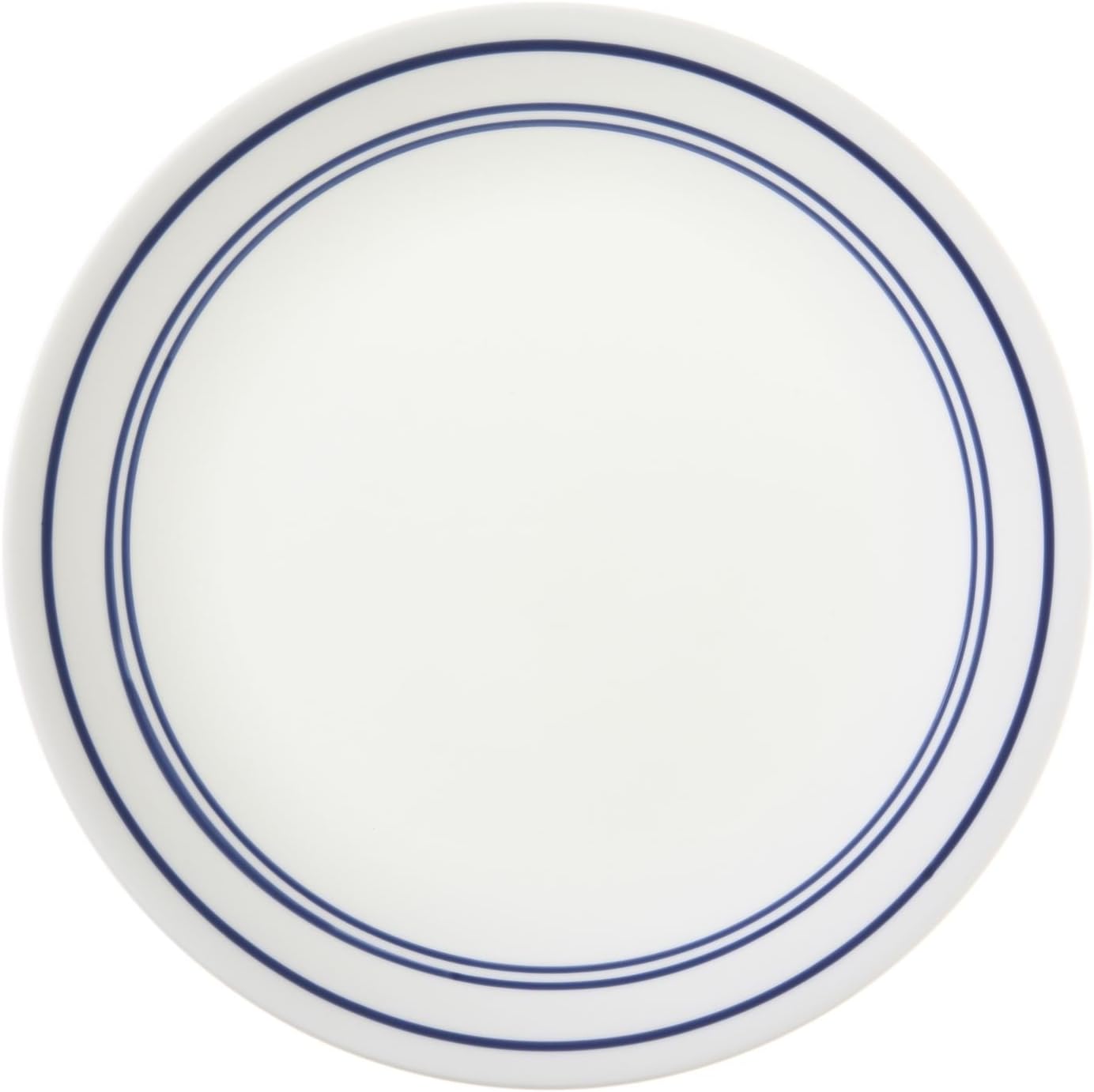Corelle Livingware Classic Café Blue – Plato de almuerzo de 8.5 pulgadas (juego de 4)