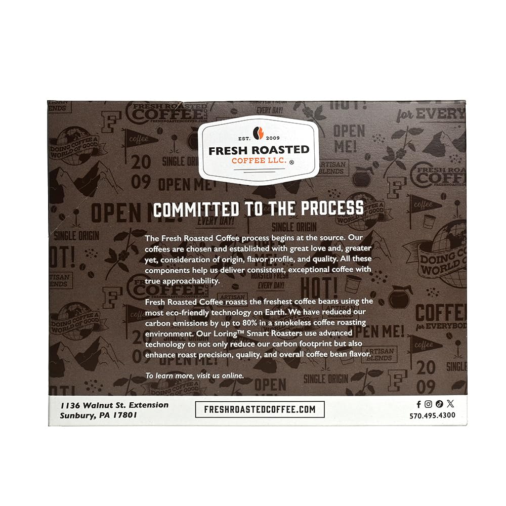 Fresh Roasted Coffee, Jamaica Blue Mountain Blend, tostado medio, Kosher, compatible con K-Cup, 24 cápsulas