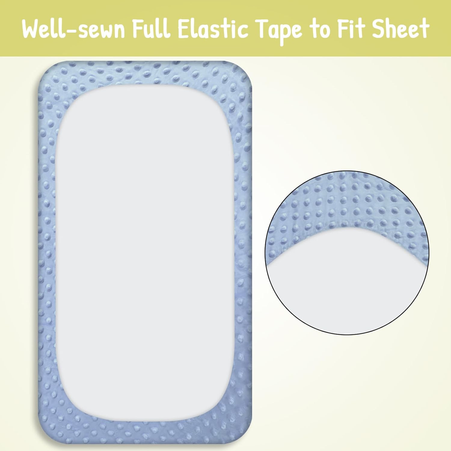 Juego de 2 fundas para cambiador, para bebé niño y niña, suave de felpa Minky para cambiador, transpirable, lavable, funda para cambiador de pañales